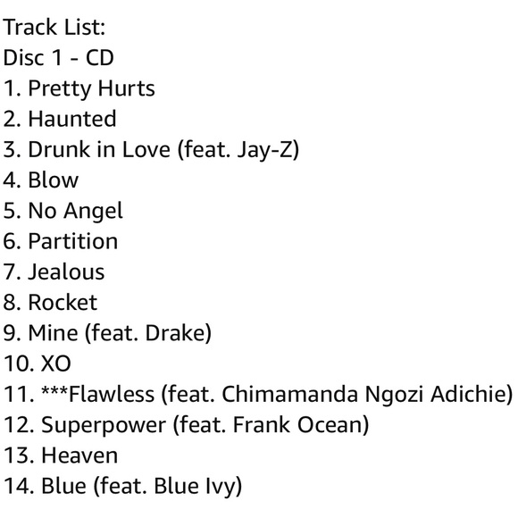 EUC Beyoncé Self-Titled CD/DVD Released 2014 & nominated for 5 Grammy’s in 2015 - Picture 10 of 12